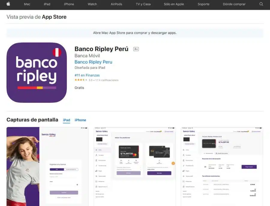 50 Banco Ripley Peru en App Store